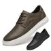 Men's Shoes Hand-scratched Two-layer Cowhide Comfortable And Breathable Invisible Inner Height-increasing Sports Shoes Board Shoes_vogvips.com