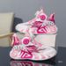 Children's Basketball Boys Girls Sports Friction Sound Summer New Mesh Breathable Lightweight Training Shoes_vogvips.com