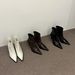 2024 Autumn Winter New Slim Thin High Heel Pointed Toe Elegant Soft Leather Back Zipper Korean Style Versatile Short_vogvips.com