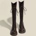 Long Women's Over-the-Knee Student Riding High Thick Legs 2025 New Martin Boots Autumn Winter_vogvips.com