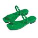 Cross-border Spot European And American Square Head Low-heeled Sandals Mirror Round Buckle High-heeled Cool Slippers Summer New Beach African Shoes_vogvips.com