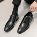 Regal Footwear Three-Joint Leather For Men 2024 New Autumn British Style Formal Business Casual Black Pointed Wedding Groom Shoes_vogvips.com