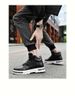 High-top Shoes Men's Velvet Warm Cotton Shoes Heightened Platform Sports And Leisure Board Shoes_vogvips.com
