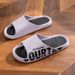 2025 New Summer Slippers For Men, Thick Soled, Wear-resistant And Non Slip, Indoor Cool Slippers, Straight Drag_vogvips.com