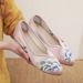 Women’s Shoes Spring New Elegant Ancient Style Pointed Toe Women's Shoes Old Mid Heel Cloth Shoes All Match Cheongsam Shoes_vogvips.com