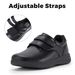 FitVille Leather Women's Diabetic Extra Wide Slip-On Walking Shoes For Womens Swollen Feet With Arch Support_vogvips.com