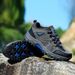 Men's Suede Hiking Shoes - Low-Cut Outdoor Trail Sneakers For Wide Feet (Durable & Breathable)_vogvips.com