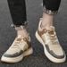 Men's Board Shoes Breathable Outdoor Sports Low-top Men's Shoes Retro Men's Small Leather Shoes Non-slip_vogvips.com