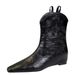 6632-12 Fashionable Interior Height Increase, Middle Heel, Square Head, Hand Grip Pattern, Foot Trimming, Slimming_vogvips.com