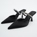 2025 Summer New Large Women's Shoes Casual Water Diamond Pointed Toe Wrapped Thin High Heel Slippers For Women_vogvips.com