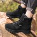 Winter Snow Boots Men Lace-up Anti-slip Warm Comfortable Plush Ankle Boots Men Casual Soft Breathable Outdoor High-top Boots Men_vogvips.com