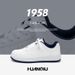 Men's Casual Sneakers ZHQ HY096 Global Style Spring Thick Soled Height Increasing Trendy Versatile White Color for Men_vogvips.com