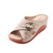 New 2022 Flower Comfortable Sandals Women's Summer Large Car Line Anti Slip Beach Slope Heels_vogvips.com