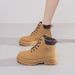 High-top Martin Women, Autumn New British Style Short Korean Version Versatile Thick-soled Casual Work Boots, Snow Boots_vogvips.com
