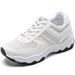 Spring And Autumn Korean Style New Mesh Sneakers Female Students Low-top Casual Women's Running Single Shoes For Women_vogvips.com