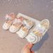 New Love Bow Princess Shoes Girls Shoes Children Baby Leather Shoes Spring And Autumn Comfortable Soft Bottom Rhinestone Shoes_vogvips.com