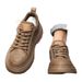 European Warm Series Men's Leather 2025 New Autumn Winter Fleece-Lined Warm Cotton Shoes British Martin Trendy Snow Work Short Boots_vogvips.com