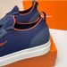 Real Picture Brand Santoni Knitted Breathable Low-top Casual Sports Trendy Versatile Men's Shoes_vogvips.com