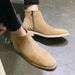 Autumn and winter new warm shoes frosted boots men's retro leather boots casual men's boots_vogvips.com