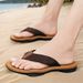 Men's Flip Flops Comfortable Beach Sandals For Summer Non Slip Durable Quick Dry EVA Slippers Indoor Shoes_vogvips.com