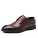 New brogues men's leather retro carved men's shoes_vogvips.com