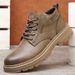 European Warm Series Men's Martin 2025 Winter New High-top Outdoor Trendy Work Genuine Leather Thick Sole Fleece-lined Warm Cotton Boots_vogvips.com