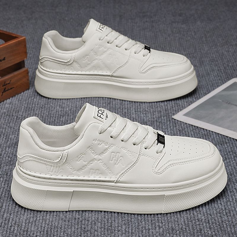 Men's Shoes Breathable Little White Shoes Men's Platform Sports Shoes Casual Board Shoes_vogvips.com