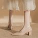 French-style Pointed-toe Patent Leather Women's Shoes, New Autumn Model, Comfortable For The Feet, Shallow Cut, Formal,_vogvips.com