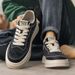 Canvas Men's For Spring, Breathable And Odor-resistant Black Cloth Shoes, Popular Camouflage Sneakers, Non-slip,_vogvips.com