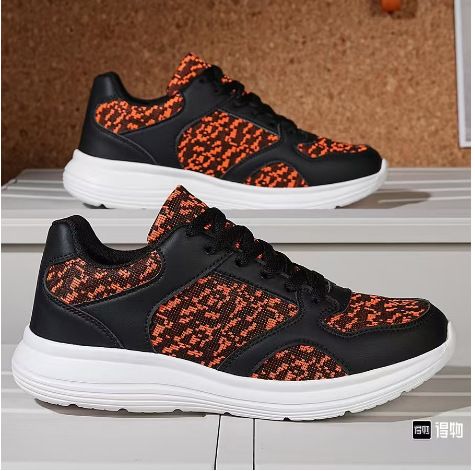 New Plus Size Mesh Breathable Odor Proof Sports Men's And Women's Soft Soled Lightweight Running Shoes, Trendy Shoes_vogvips.com
