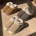 2025 Ethnic Style Cotton Shoes Women Korean Version Suede Home Autumn Winter Thick Sole Furry Non-Slip Outdoor Wear_vogvips.com