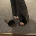 French High-end One-piece Slippers For Women's Summer Outdoor Wear, Ins New Year Flat Bottomed Beach Sandals_vogvips.com