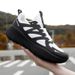 Unisex White Breathable Mesh Running Shoes Lightweight Thick Cushion Athletic Sneakers_vogvips.com