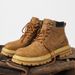 Martin Autumn Putian New British Style High-top Yellow Waterproof Non-slip Thick-soled Men's Work Boots_vogvips.com