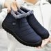 Women's Shoes Cotton Shoes Winter New Foreign Trade Couple Snow Boots Plus Velvet Thickened Cotton Boots Polyurethane Warm Casual Walking Shoes_vogvips.com