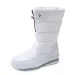 Unisex Puffy Winter Snow Boots Side Zipper Warm Lining For Cold Weather_vogvips.com