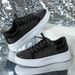 Plus Size Glitter Thick Sole Height Increasing Sneakers Glossy Versatile Couple Style Fashion Trendy Comfortable Fl_vogvips.com