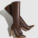 Elegant Pointed-Toe Knee-High Boots For Women – Chic Stiletto Heel Riding Boots With Side Zipper, Slim Fit Design For Stylish Outfits (Black/Brown)_vogvips.com