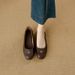 Soft Version~Vintage French Camellia Simple Slip-on Mary Jane For Women, Shallow Soft Leather Flat Shoes_vogvips.com
