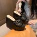 Thick Sole Baotou Half Slippers Women's Summer Outwear New Arrival Women's Shoes Super Popular Net Shoes Classy Sense Lazy Sandals Slippers_vogvips.com