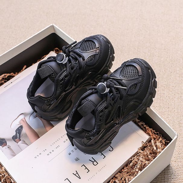 New Autumn Casual Dad Large Sports Children's Running Shoes, Trendy White Fashion Shoes For Boys_vogvips.com
