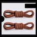 Shoe Accessories leather Martin boots black and white round shoelaces_vogvips.com
