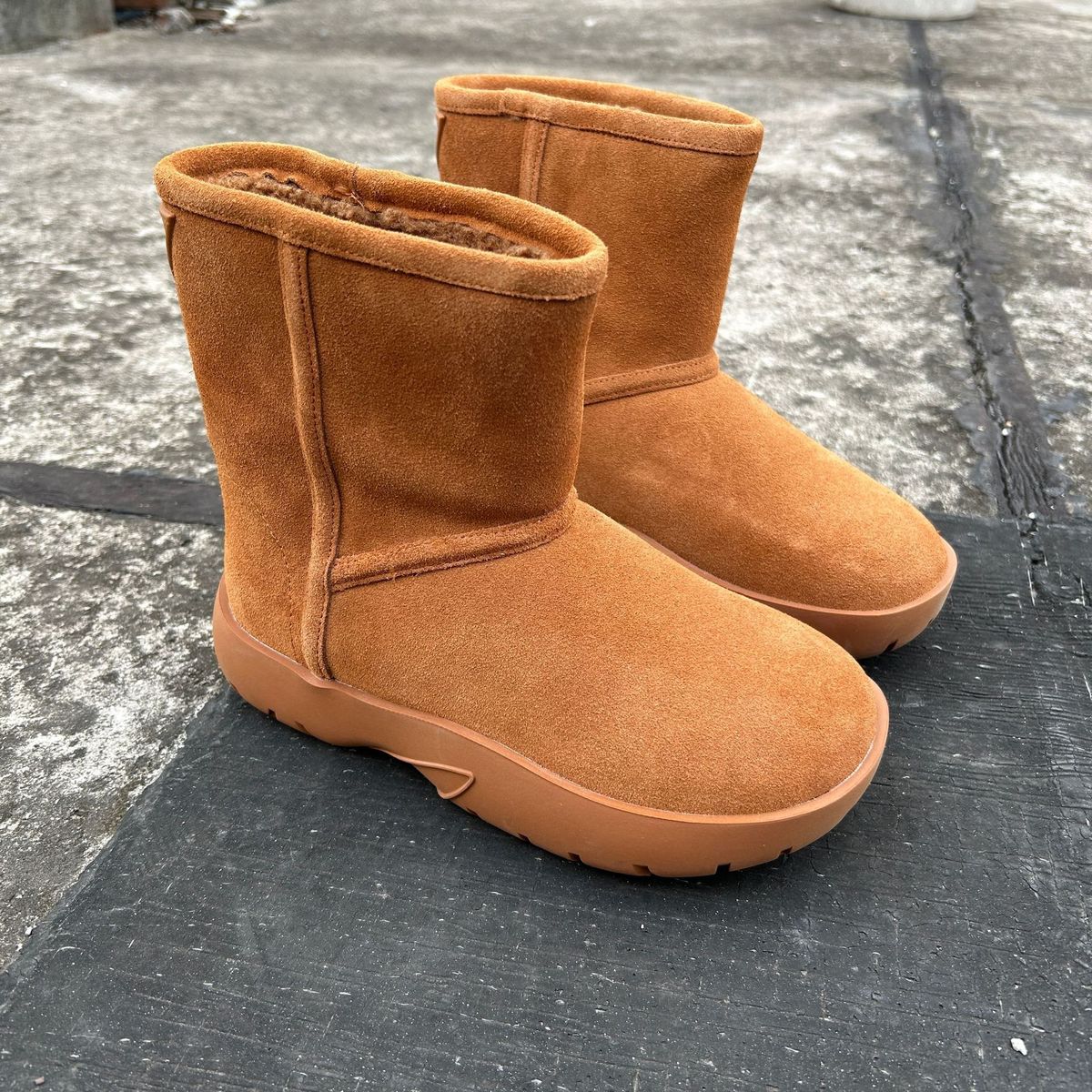 Women's Winter Thickened Warm Snow Boots Northeast Cotton Waterproof Non-slip Short Boots For Beach And Outdoor Sandals_vogvips.com