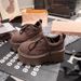 Thick Soled Loafers 2025 New Versatile Small Height Casual Frosted Leather Fashion Single Shoes For Women_vogvips.com