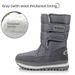 Winter Thickened Fleece-Lined Warm Comfortable Fashion Mid-Calf Snow Lightweight Cotton Boots Women's Shoes_vogvips.com