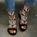 Shoes 2025 Summer New Butterfly Diamond Large Size Hot Selling Women's Sandals_vogvips.com