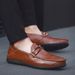 Men's Genuine Leather Driving Loafers - British Style Soft Slip-On Shoes For Casual Comfort (Black, Light Brown, Red Brown) - Sizes 38-47_vogvips.com