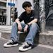 2026 Celebrity Style Dissolving Shoes For Men, Summer Breathable Canvas Shoes, Classic Shell Toe Thick-Soled Sneakers,_vogvips.com