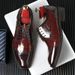Mens High Quality Men's Pointed Oxford Wedding Leather Men Dress Shoes 2024 Gentleman Office Man Shoe_vogvips.com