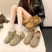 Hidden Wedge Shoes For Women 2025 Autumn New Slip-On Casual Loafers_vogvips.com